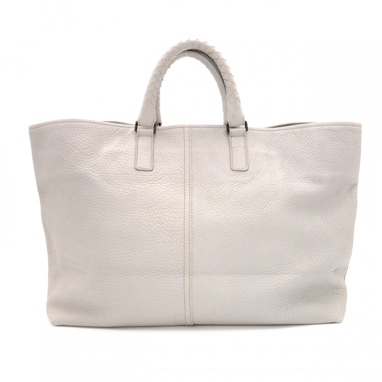 BOTTEGAVENETA Bottega Veneta Shopping Tote Serbo Deerskin Tote Bag Leather Gray