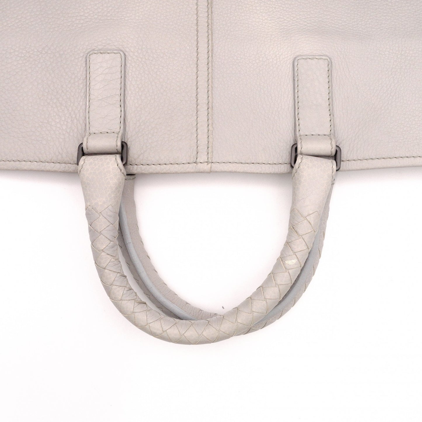 BOTTEGAVENETA Bottega Veneta Shopping Tote Serbo Deerskin Tote Bag Leather Gray