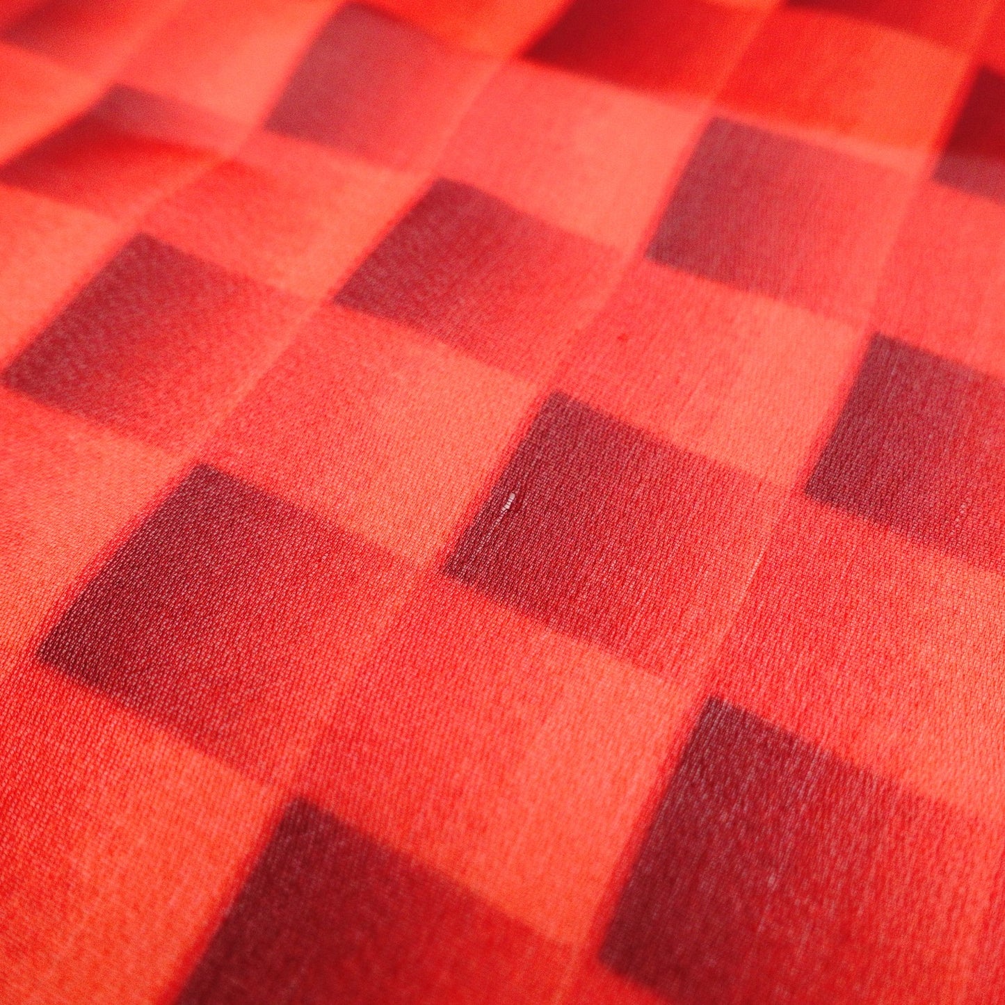 LOUIS VUITTON Damier Scarf, Silk, Red/Purple, 90x90, Women's