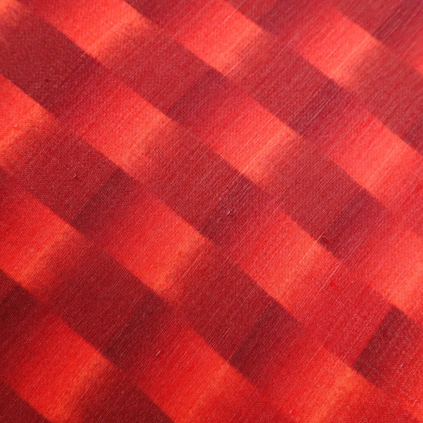 LOUIS VUITTON Damier Scarf, Silk, Red/Purple, 90x90, Women's