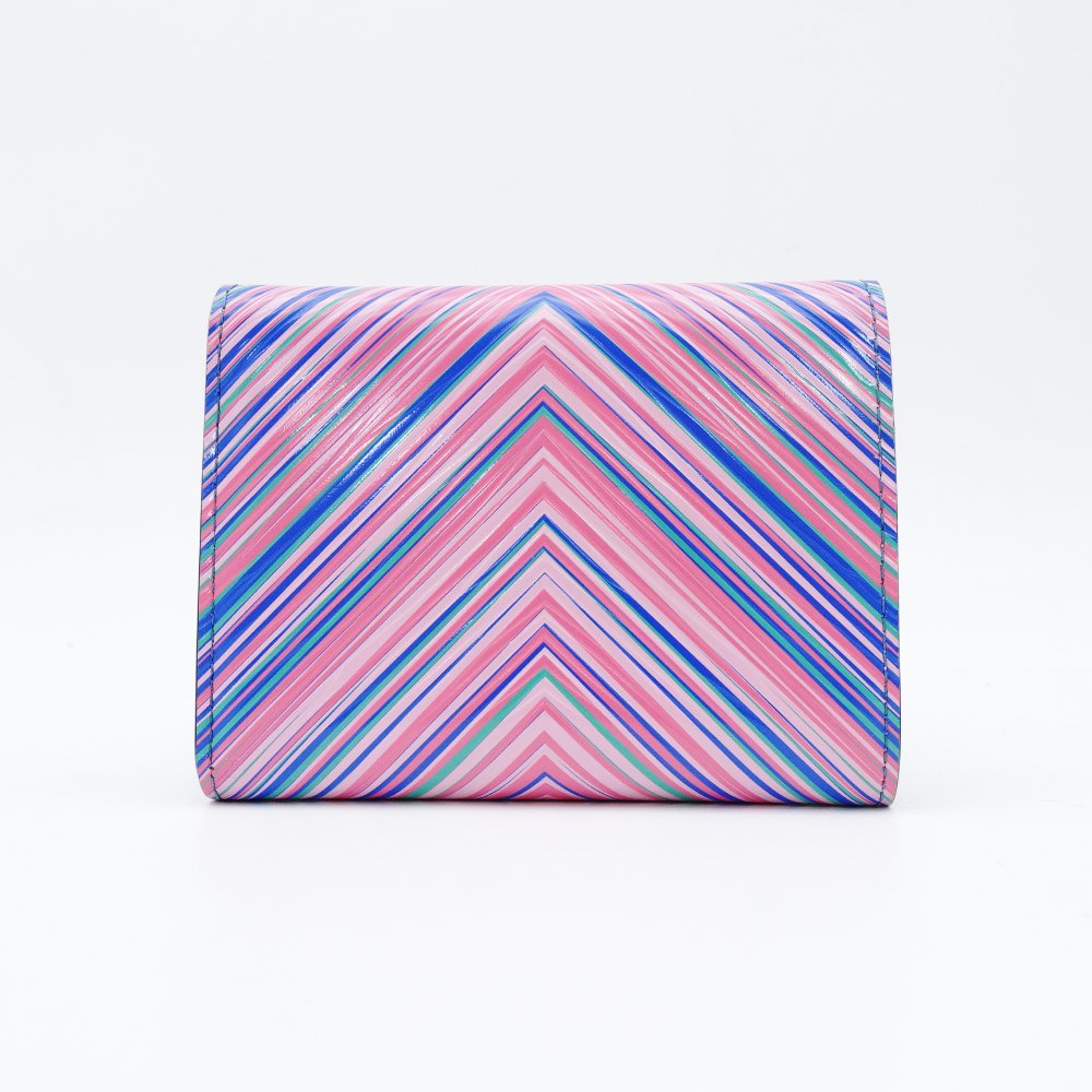 LOUIS VUITTON Tropical Portofolio Victoire Tri-Fold Wallet Leather Pink 7-10-246