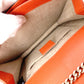 GUCCI Interlocking Shoulder Bag, Leather, Orange, Gold Hardware Women