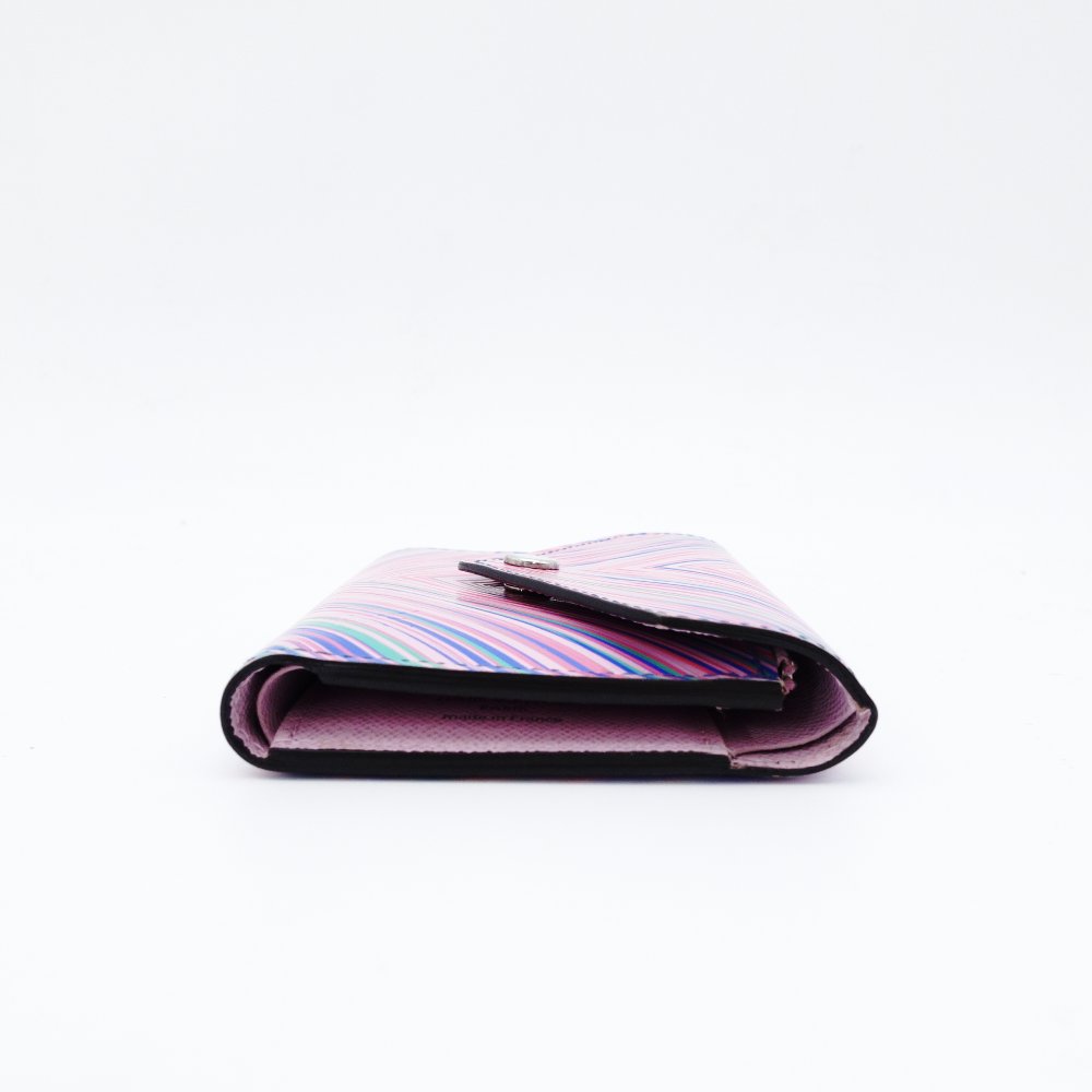 LOUIS VUITTON Tropical Portofolio Victoire Tri-Fold Wallet Leather Pink 7-10-246