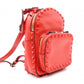 Valentino Garavani Rockstud Backpack, Leather, Red, Women's