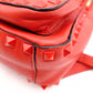 Valentino Garavani Rockstud Backpack, Leather, Red, Women's