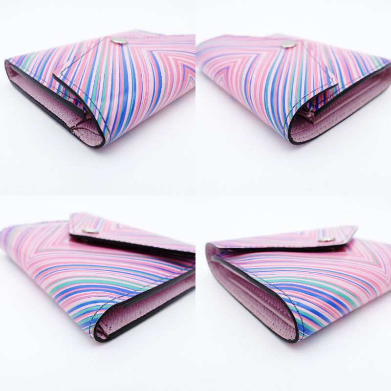 LOUIS VUITTON Tropical Portofolio Victoire Tri-Fold Wallet Leather Pink 7-10-246