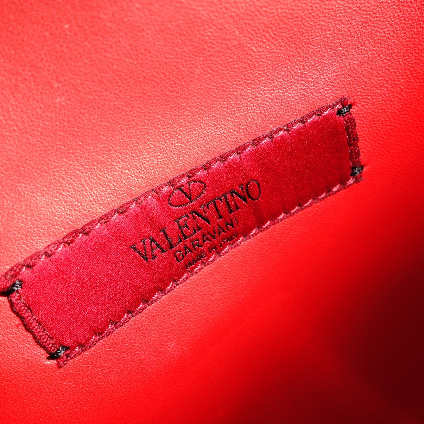 Valentino Garavani Rockstud Backpack, Leather, Red, Women's
