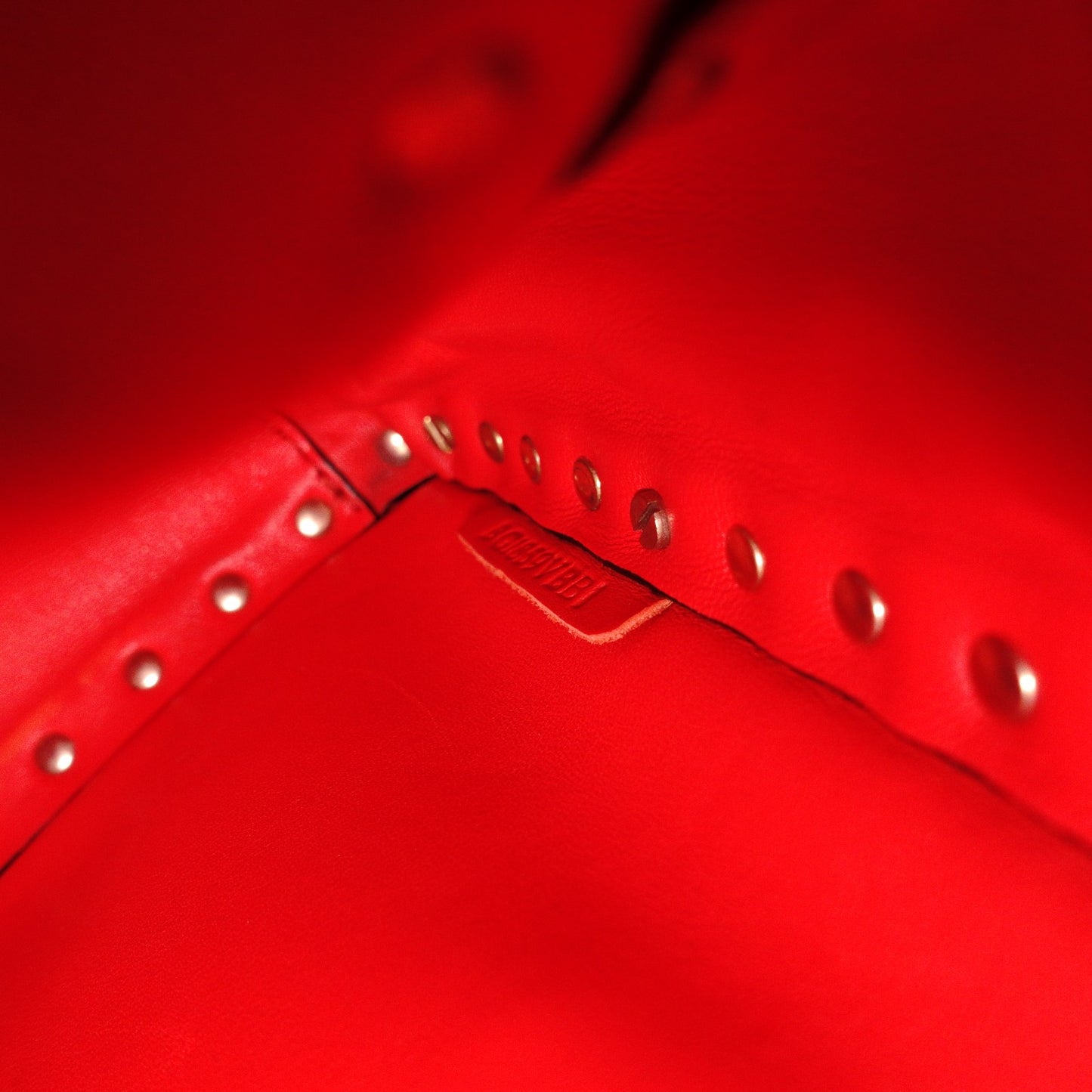 Valentino Garavani Rockstud Backpack, Leather, Red, Women's