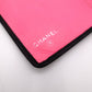 CHANEL Lambskin Cambon Line Long Wallet, Leather, Pink, CC Logo