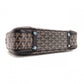 GOYARD Saint Martin Shoulder Bag, PVC and Leather, Black, Brown, and Yellow