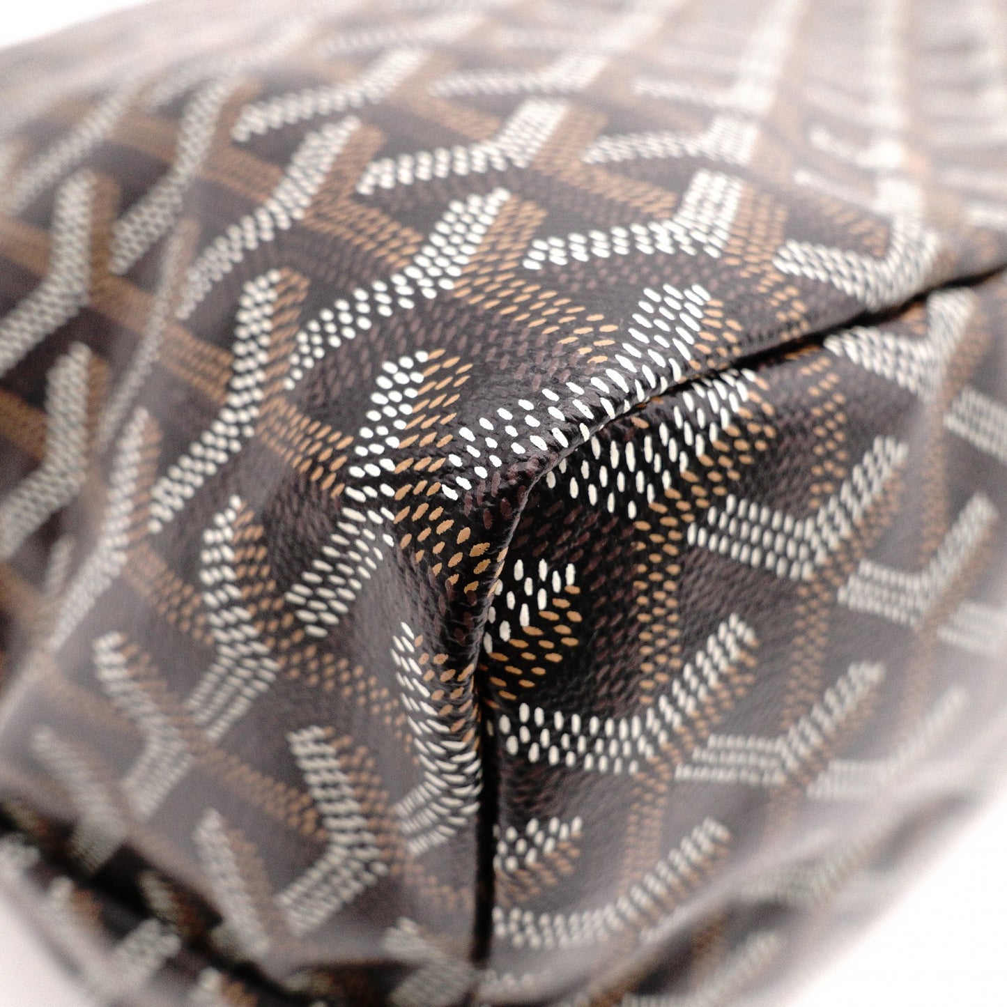 Unused, Tagged GOYARD Saint-Louis PM Tote Bag / PVC / Leather / Black / Includes Pouch / Work Bag / Business Bag