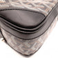 GOYARD Saint Martin Shoulder Bag, PVC and Leather, Black, Brown, and Yellow