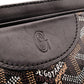 GOYARD Saint Martin Shoulder Bag, PVC and Leather, Black, Brown, and Yellow