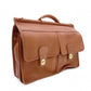 COACH Old Coach Business Bag, Leather, Brown, Men's