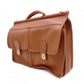 COACH Old Coach Business Bag, Leather, Brown, Men's