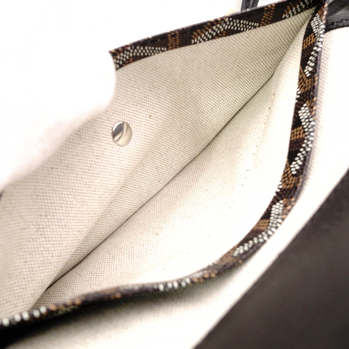 Unused, Tagged GOYARD Saint-Louis PM Tote Bag / PVC / Leather / Black / Includes Pouch / Work Bag / Business Bag