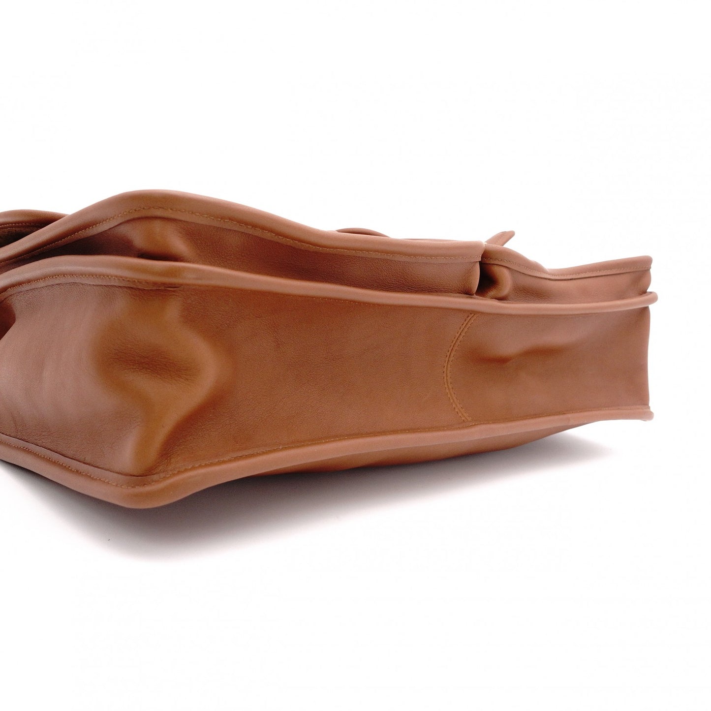 COACH Old Coach Business Bag, Leather, Brown, Men's