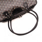 GOYARD Saint Martin Shoulder Bag, PVC and Leather, Black, Brown, and Yellow