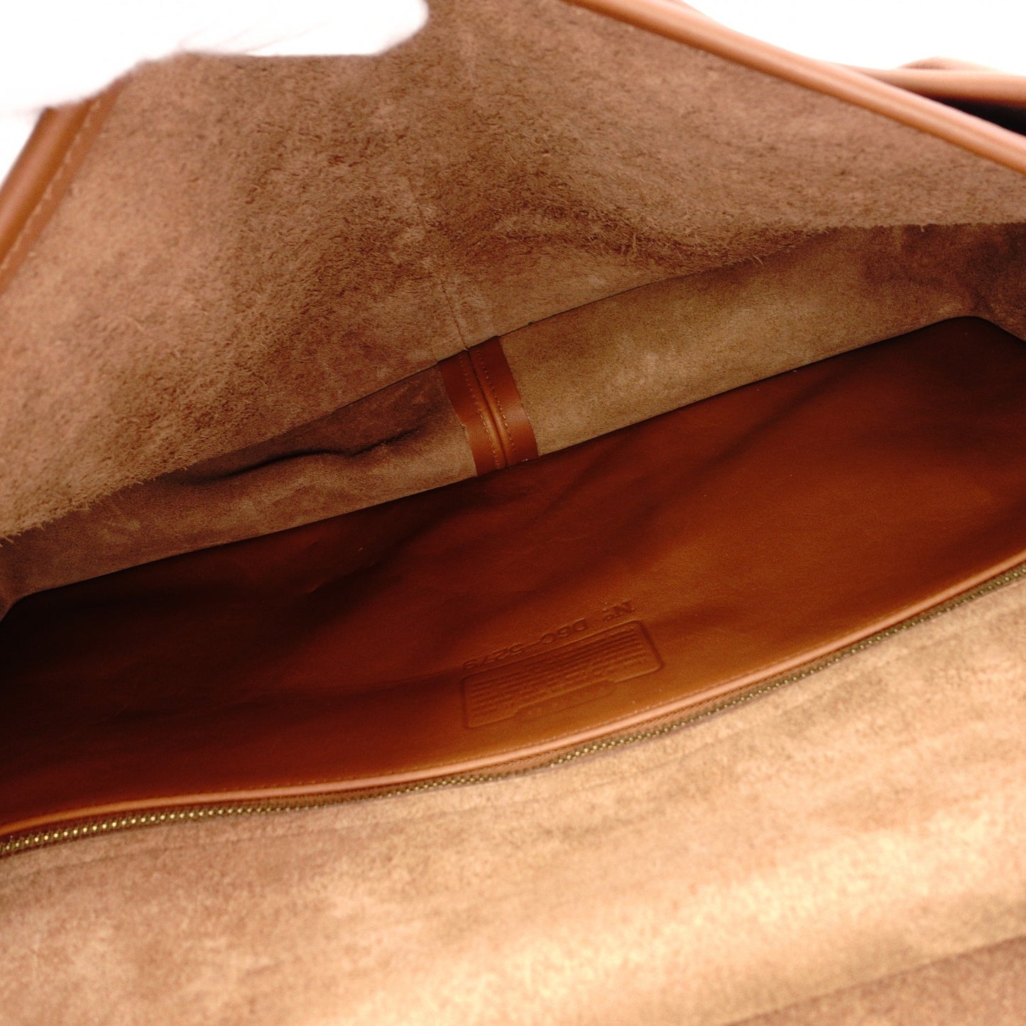 COACH Old Coach Business Bag, Leather, Brown, Men's