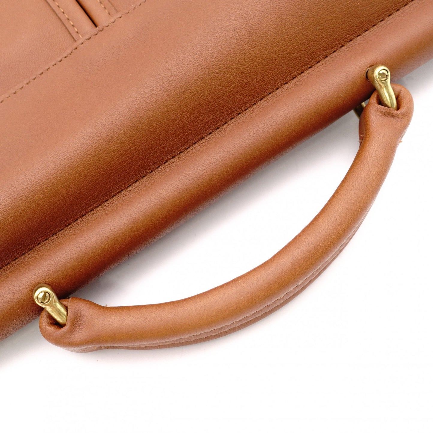 COACH Old Coach Business Bag, Leather, Brown, Men's