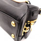 PRADA Saffiano Leather Shoulder Bag, Black and Pink, 2-Way