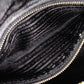 PRADA Saffiano Leather Shoulder Bag, Black and Pink, 2-Way