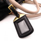 PRADA Saffiano Leather Shoulder Bag, Black and Pink, 2-Way