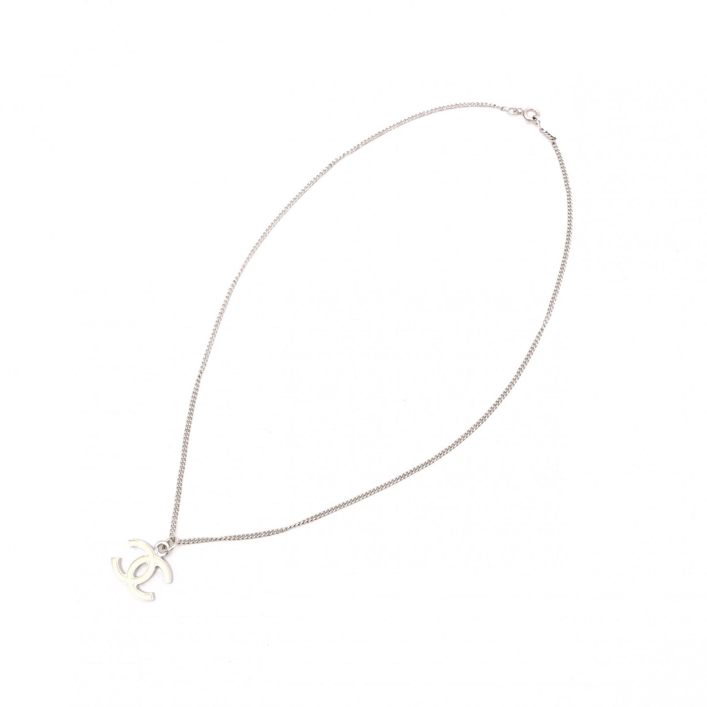 CHANEL シャネル ネックレス メタル シルバー【中古】 レディース