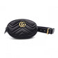 GUCCI GG Marmont Quilted Belt Bag, Leather, Black, Size 95
