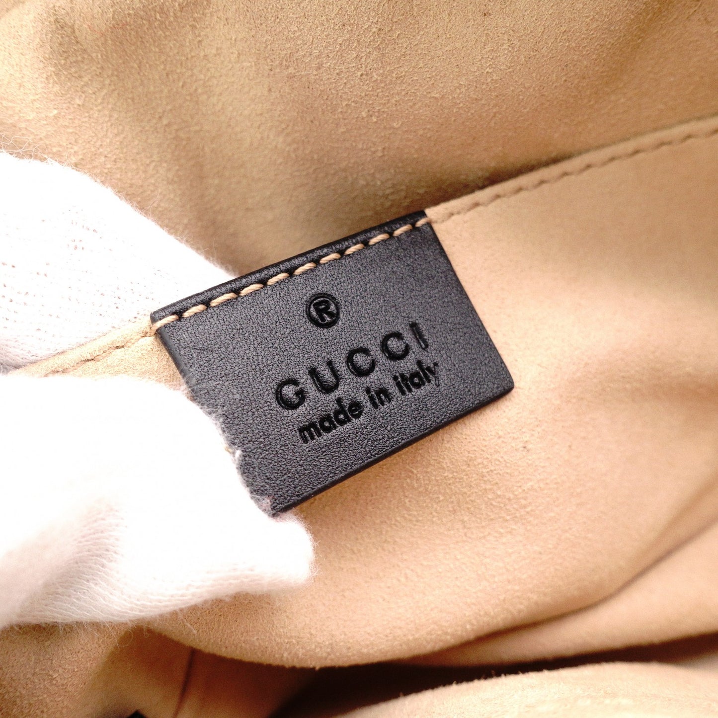 GUCCI GG Marmont Quilted Belt Bag, Leather, Black, Size 95