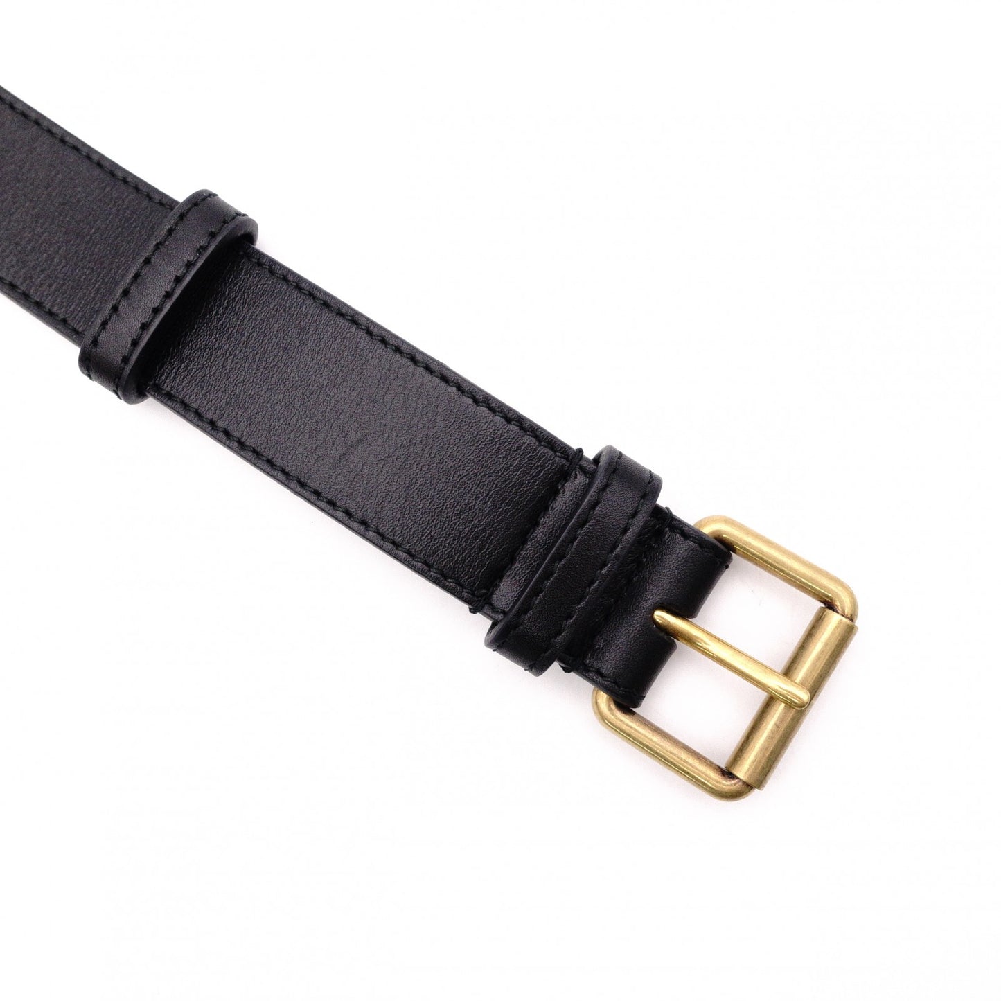 GUCCI GG Marmont Quilted Belt Bag, Leather, Black, Size 95
