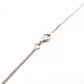 CHANEL Necklace, Metal, Rhinestone, Silver, CC Necklace