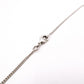 CHANEL Necklace, Metal, Rhinestone, Silver, CC Necklace