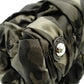 PRADA Handbag, Leather and Nylon, Gathered, Green-Toned Camouflage