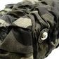 PRADA Handbag, Leather and Nylon, Gathered, Green-Toned Camouflage