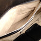 PRADA Handbag, Leather and Nylon, Gathered, Green-Toned Camouflage