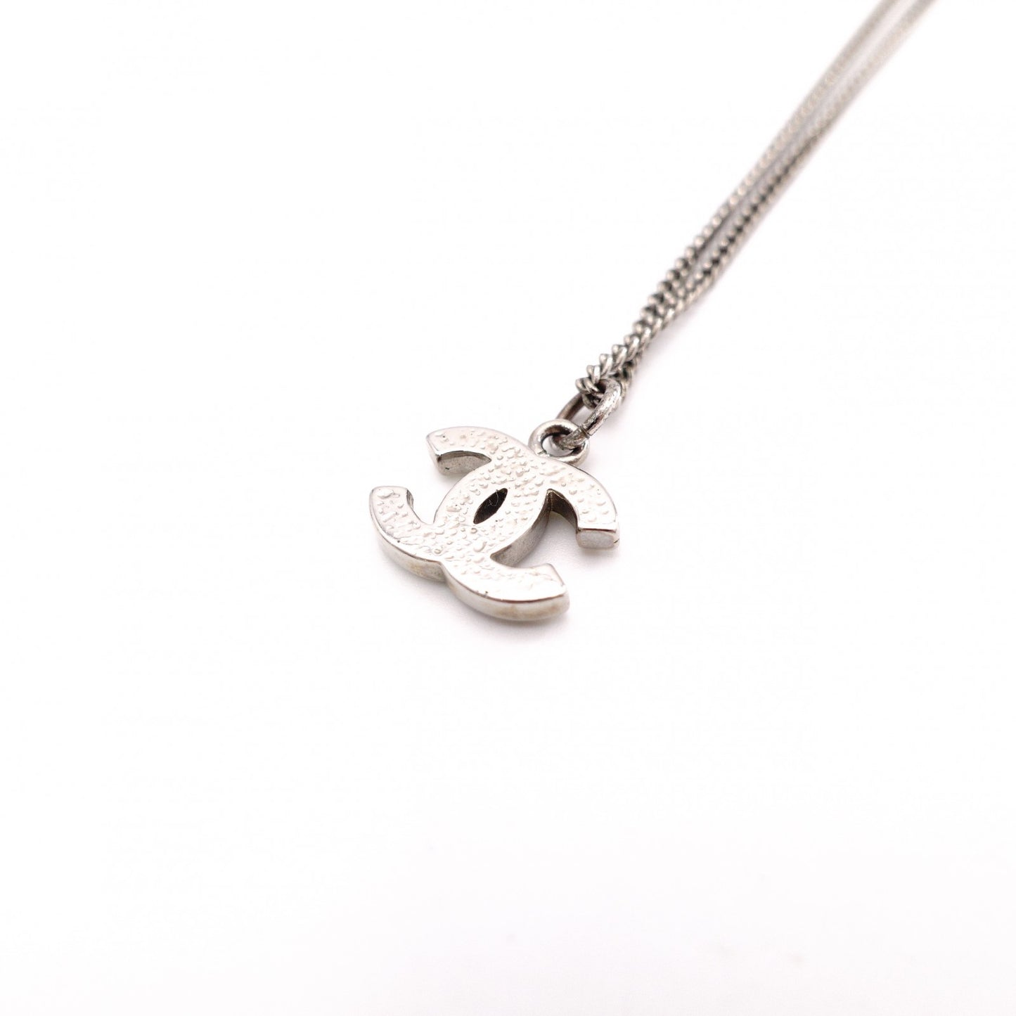 CHANEL シャネル ネックレス メタル/ラインストーン シルバー【中古】 レディース