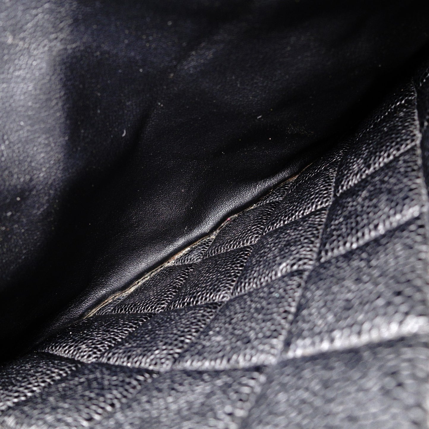 CHANEL Medallion Tote, Caviar Leather, Matelassé Tote Bag, Silver Hardware, Black