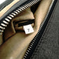 PRADA Handbag, Leather and Nylon, Gathered, Green-Toned Camouflage