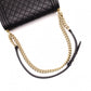 CHANEL Caviar Skin Boy Chanel 25 Chain Shoulder Bag, Leather, Black, Gold Hardware