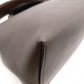 FENDI Zucca By the Way Handbag, Leather, Brown x Black, with Charm