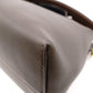 FENDI Zucca By the Way Handbag, Leather, Brown x Black, with Charm