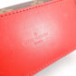LOUIS VUITTON Santonju Shoulder Bag, Monogram Canvas, PVC, Leather, Brown and Red, Tassel