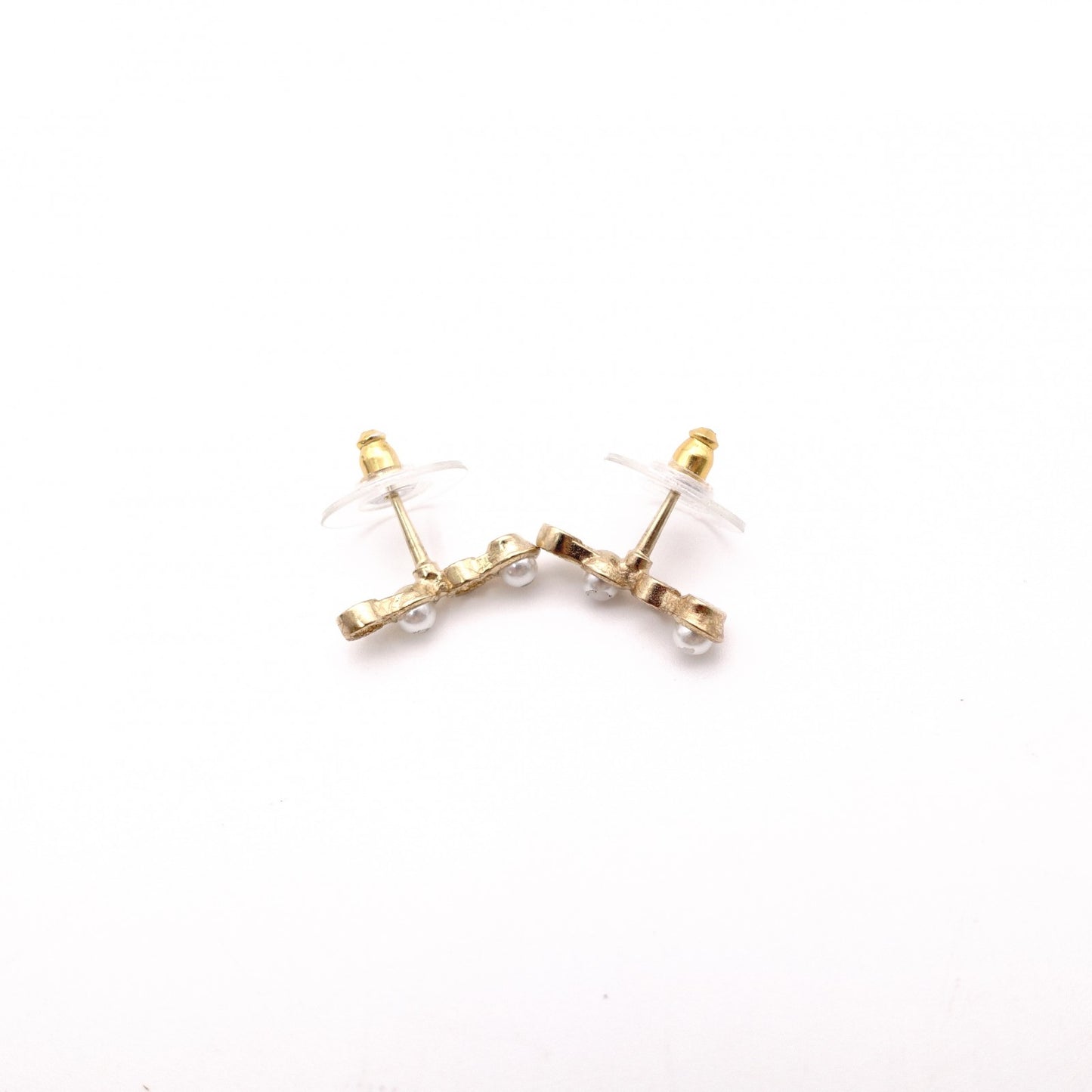 CHANEL シャネル ピアス メタル/フェイクパール ゴールド【中古】 レディース