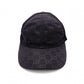 GUCCI M77806 Baseball Cap, Nylon, Black, Size M (58 cm)