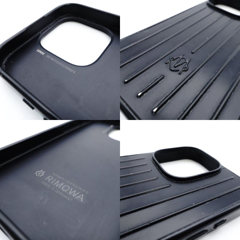 RIMOWA iPhone Case 16 Pro Black Polyguard Black iPhone Case Mobile Case Cover 7-12-721
