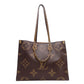 LOUIS VUITTON OTG GM On the Go Monogram Reverse Handbag, PVC and Leather, Brown, 2-Way