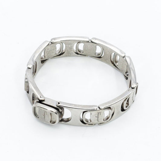 Salvatore Ferragamo Vara Silver Bracelet 7-10-955