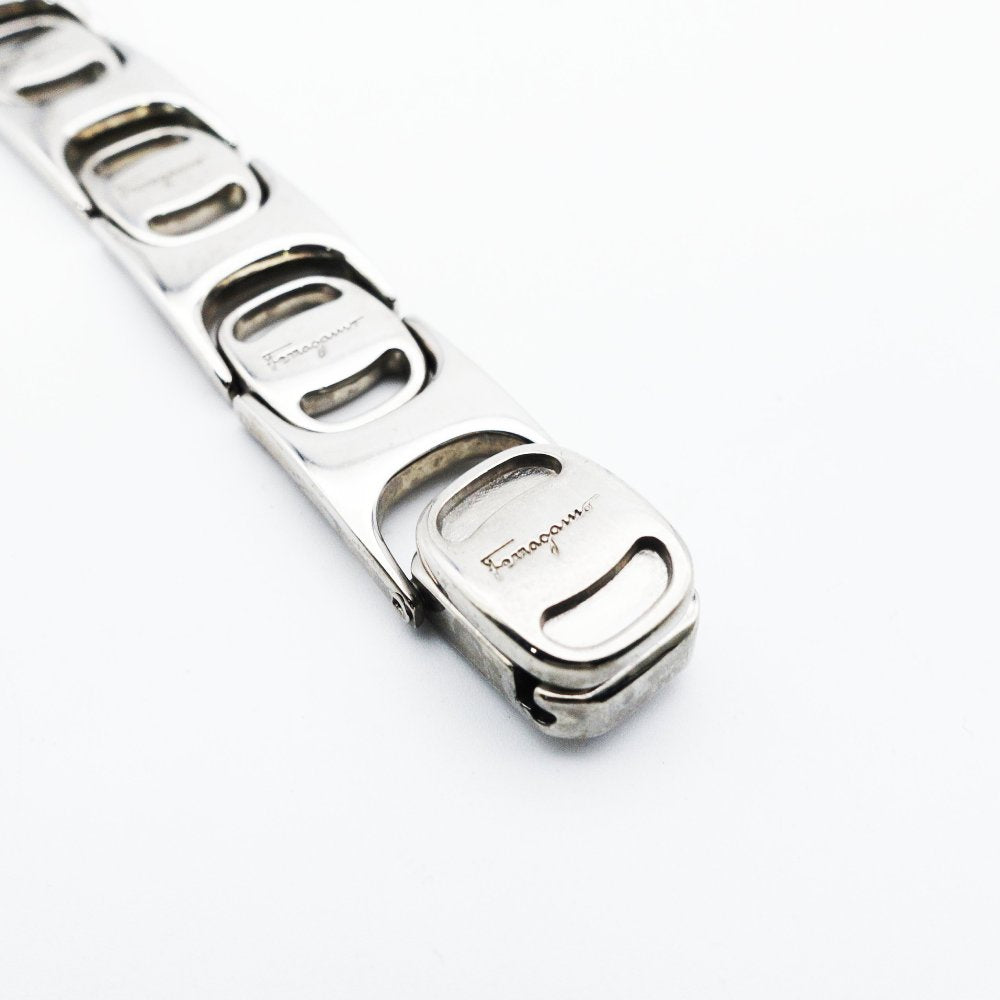 Salvatore Ferragamo Vara Silver Bracelet 7-10-955