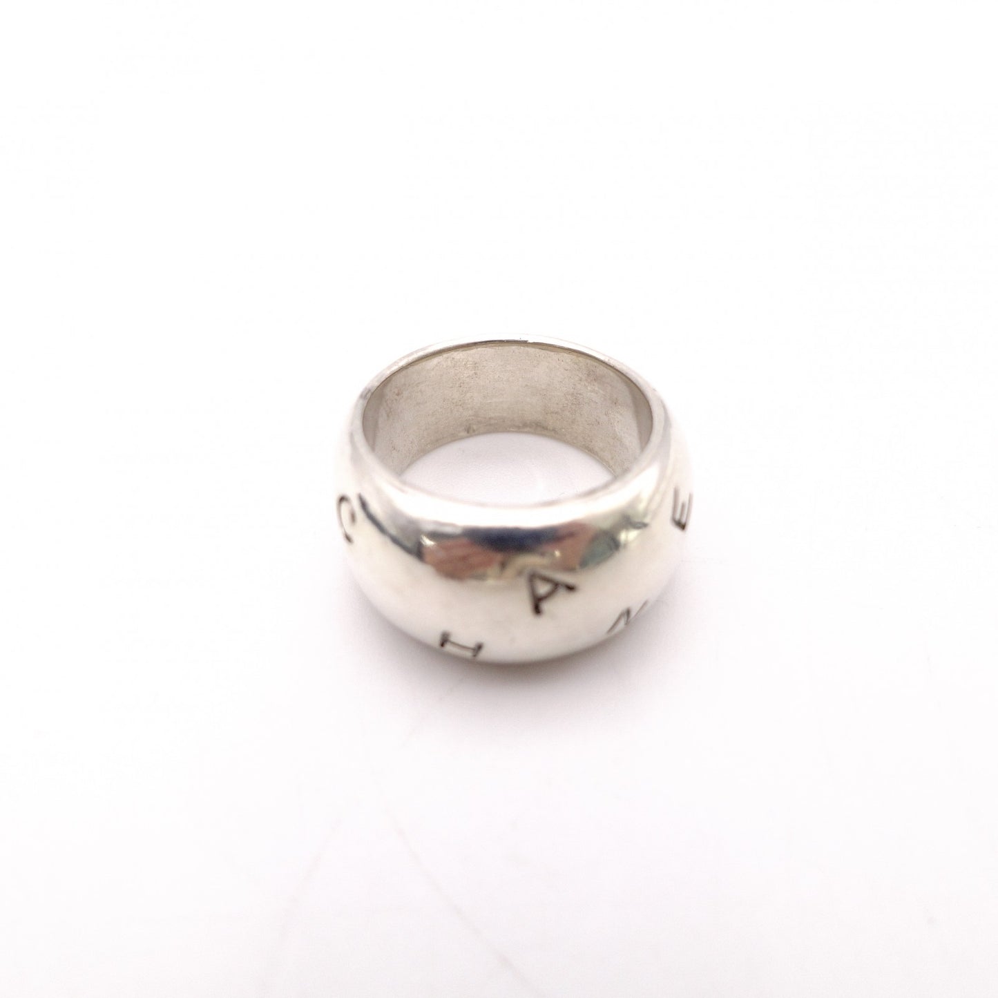 CHANEL Ring, 925 sterling silver, size 54 / 14, approx. 15g, logo